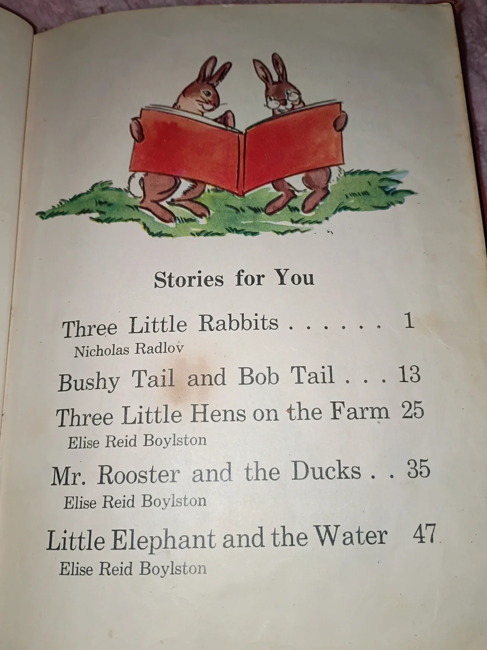 Vintage 1940 Fun in Story, part of the Easy Growth in Reading Series